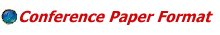[Conference Paper Format]